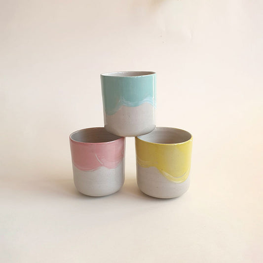 Les vagues - Tasse expresso - PRÉCOMMANDE